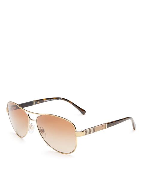 burberry pilot sunglasses check flat top|Pilot Sunglasses in Black .